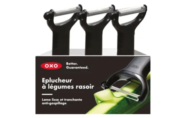 OXO Display 12 Éplucheurs rasoir Y * 
