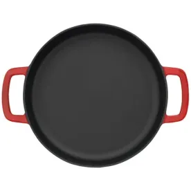 COMBEKK Poêle double anse 24 cm Rouge - Sous-Chef 