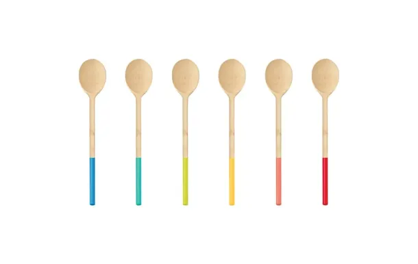 PEBBLY Lot 18 cuillères de cuisine M * 