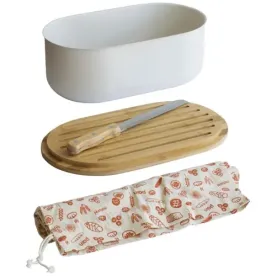 PEBBLY Boîte à pain 4 en 1 