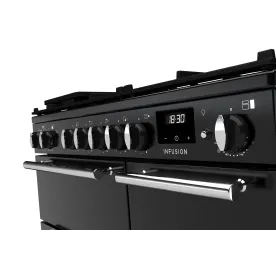 Falcon piano de cuisson Infusion Ngc 5 foyers gaz 90 CM CHARBON Mat satiné