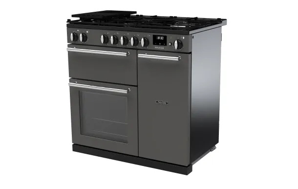 Falcon piano de cuisson Infusion Ngc 5 foyers gaz 90 CM CHARBON Mat satiné