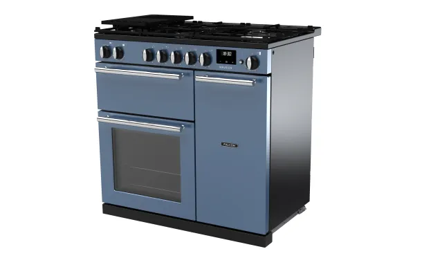 Falcon piano de cuisson Infusion Ngc 5 foyers gaz 90 CM CHARBON Mat satiné