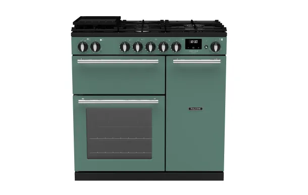 Falcon piano de cuisson Infusion Ngc 5 foyers gaz 90 CM CHARBON Mat satiné