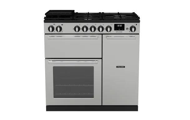 Falcon piano de cuisson Infusion Ngc 5 foyers gaz 90 CM CHARBON Mat satiné