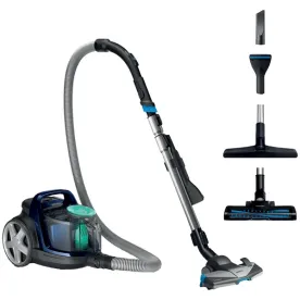 PHILIPS Aspirateur sans sac PowerPro Active Bleu Louros 750W 1,5L 76db - FC9556-09