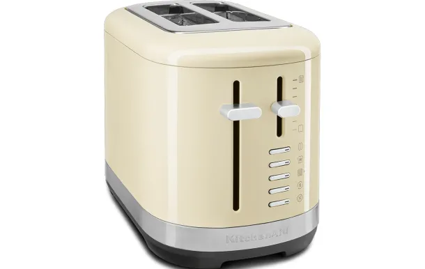 KITCHENAID Grille-pain 2 tranches Crème Manuel 4 fonctions - 5KMT2109EAC