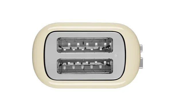 KITCHENAID Grille-pain 2 tranches Crème Manuel 4 fonctions - 5KMT2109EAC