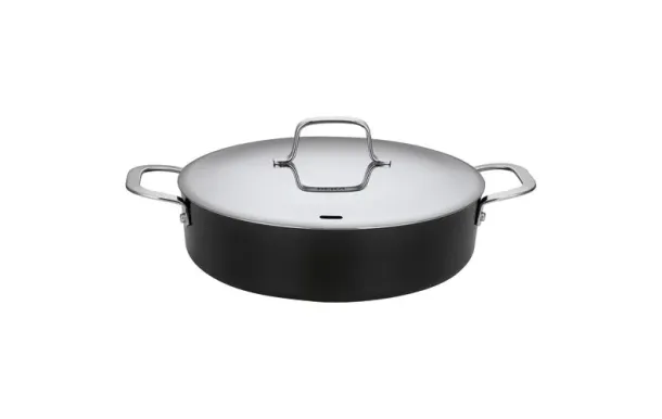 BEKA Sauteuse 2 anses revêtue 28 cm + couvercle inox - Maestro