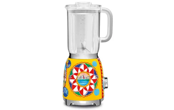SMEG Blender Années 50 Dolce Gabana capacité 1,5l 3 programmes 4 vitesses - BLF01DGEU