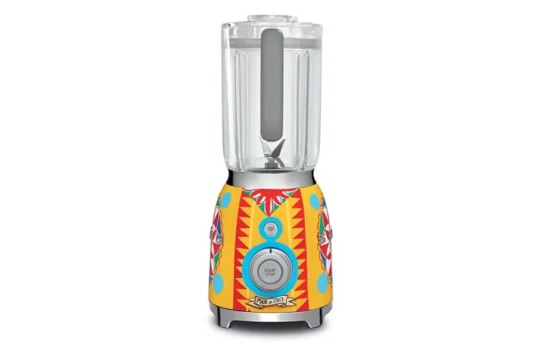 SMEG Blender Années 50 Dolce Gabana capacité 1,5l 3 programmes 4 vitesses - BLF01DGEU