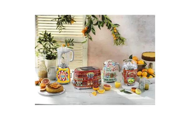 SMEG Blender Années 50 Dolce Gabana capacité 1,5l 3 programmes 4 vitesses - BLF01DGEU