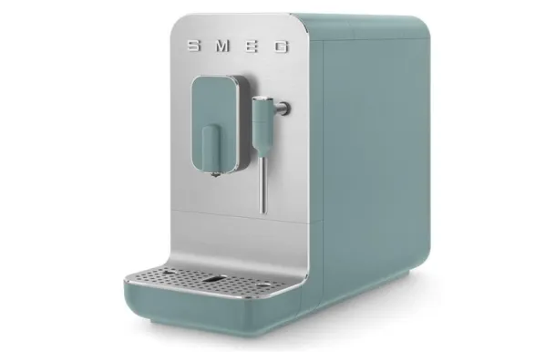 SMEG Robot Café Vert Emeraude Mat 19 Bars Intuitive + Buse vapeur - BCC12EGMEU