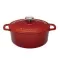 cocottes fonte CHASSEUR Cocotte ronde 18 cm Rubis Sublime ovale ronde ceramique pas cher