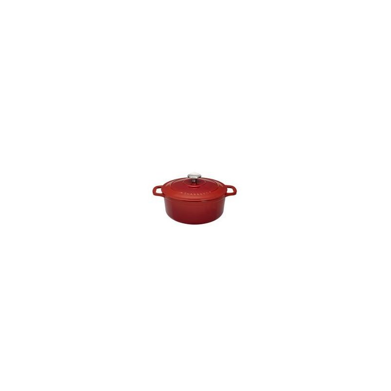 CHASSEUR Cocotte en fonte ronde 18 cm Rubis - Sublime