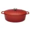 cocottes fonte CHASSEUR Daubière 35 cm Rubis Sublime ovale ronde ceramique pas cher