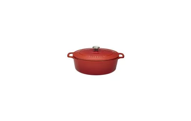 cocottes fonte CHASSEUR Daubière 33 cm Rubis Sublime ovale ronde ceramique pas cher