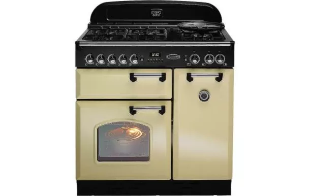 piano de cuisson FALCON Classic 90 Crème Chrome - CLA90DFCR/C-EU