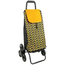 BLEU BLANC COURSE Poussette de marche 6 roues 55 litres carlux geometrik