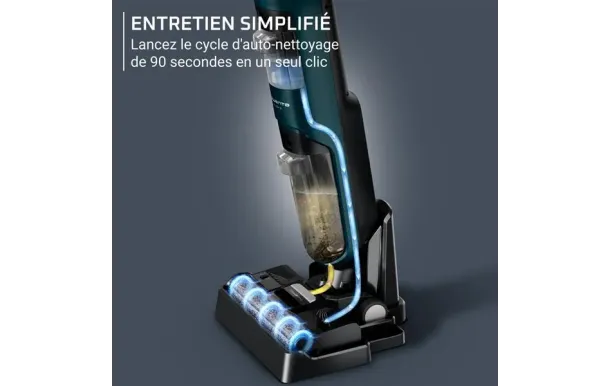 ROWENTA - Aspirateur balai 2 en 1 - aspirateur et laveur sans fils