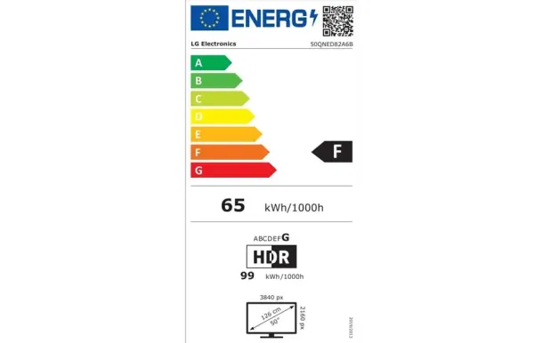 LG TV QD Mini-LED 126 cm UHD 4K - 50QNED82A6B