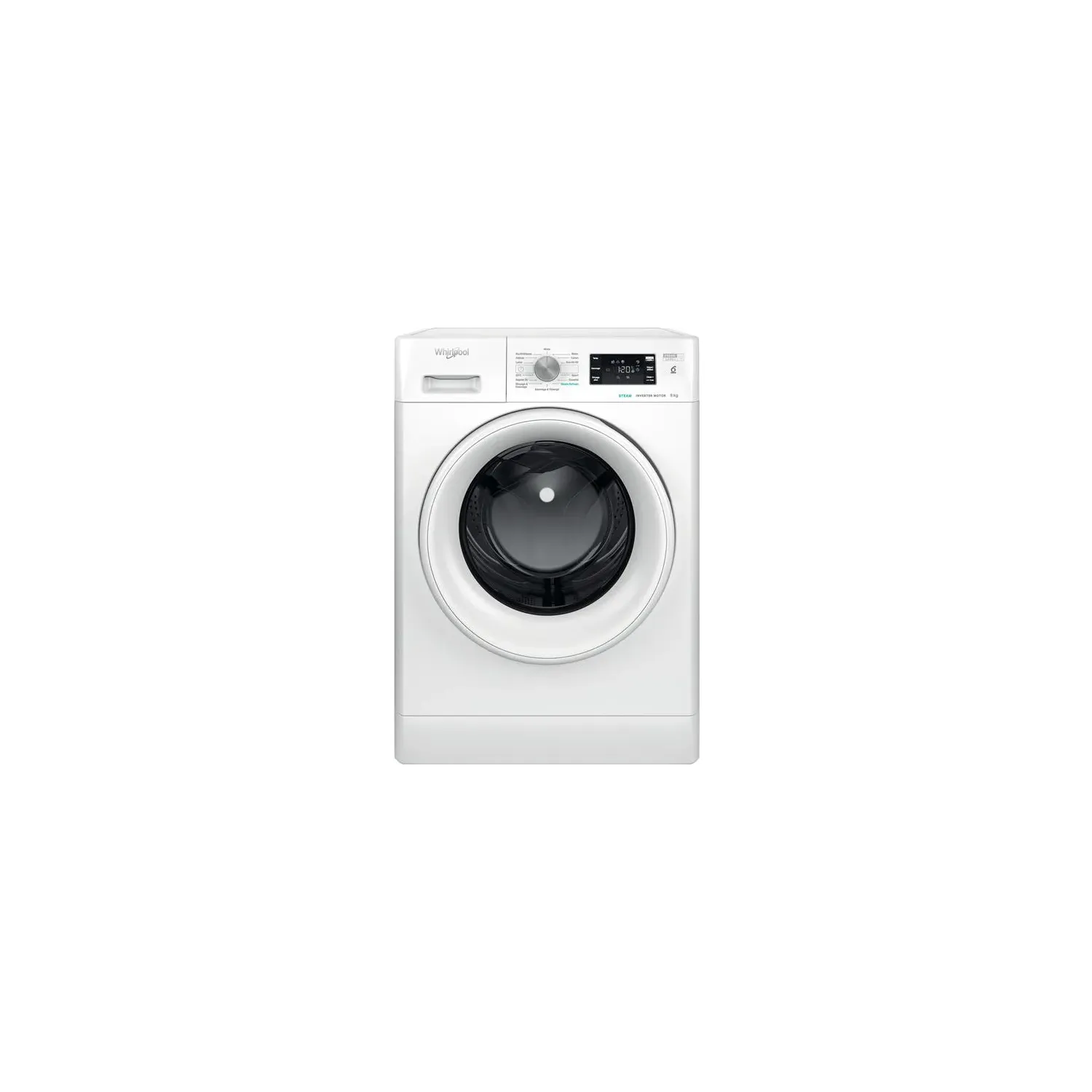 Lave-Linge Frontal WHIRLPOOL FFBS9479WVFR – 9 kg, 1400 tr/min, Moteur Induction - vue 4