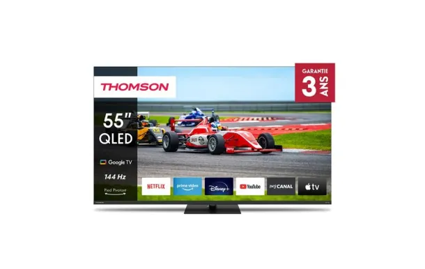 THOMSON TV QLED 139 cm UHD 4K - 55QG7C14