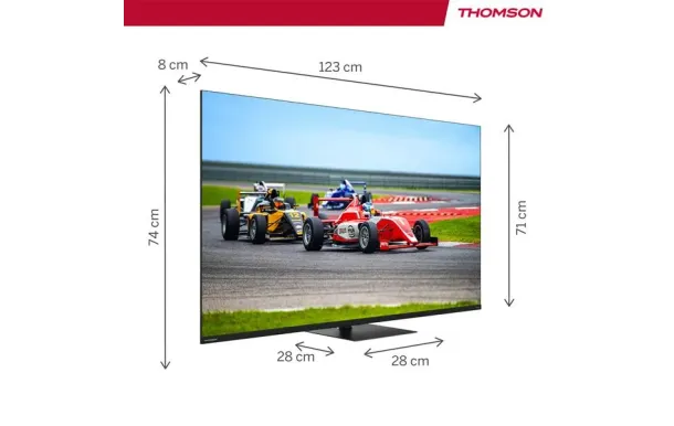 THOMSON TV QLED 139 cm UHD 4K - 55QG7C14