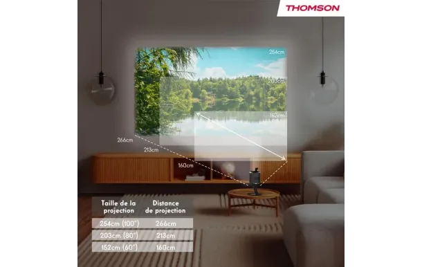THOMSON Vidéoprojecteur portable VEGAPG35B