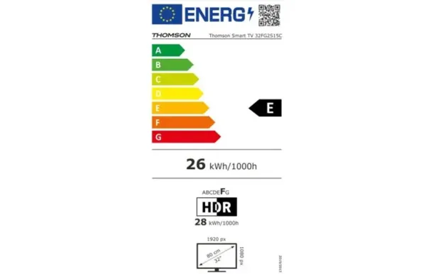 THOMSON Téléviseur 80 cm FULL HD - 32FG2S15C