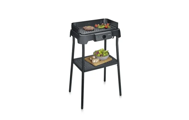 Barbecue Électrique sur Pieds SEVERIN 8596 Grill Inox