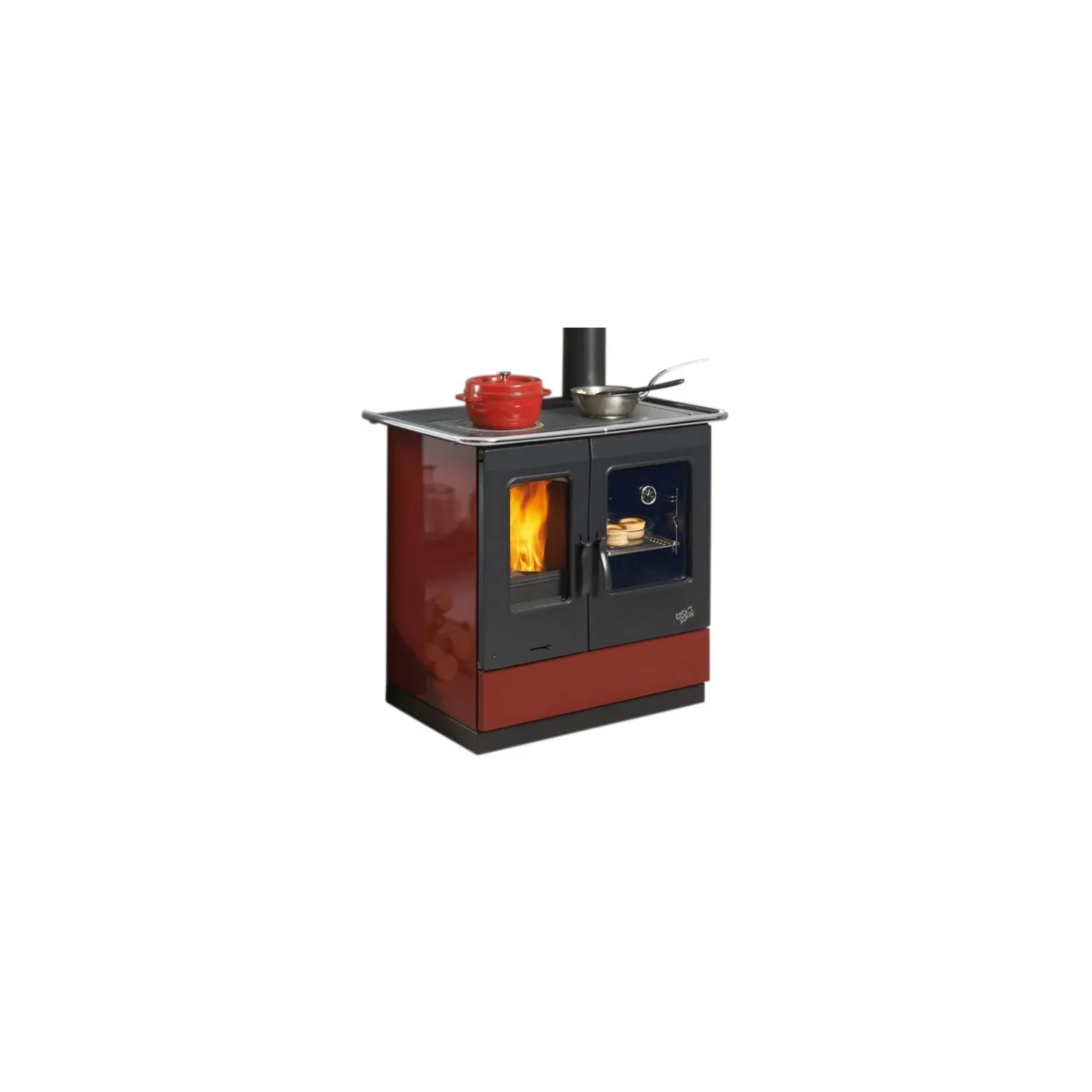 GODIN Cuisinière à bois armonnie 241100CARMIN
