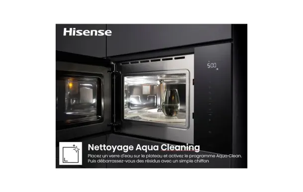 HISENSE BIM325GI63DBG Micro-ondes gril encastrable 25 L