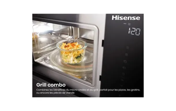 HISENSE BIM325GI63DBG Micro-ondes gril encastrable 25 L