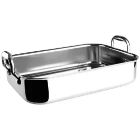 Plat four inox avec poignées