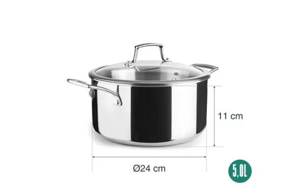 LACOR Faitout 24 cm - TriChef