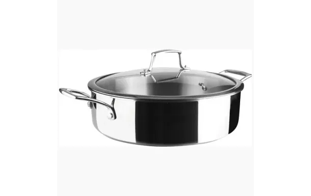 LACOR Sauteuse inox 28 cm 2 anses - TriChef