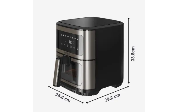 BLACK & DECKER Friteuse à air chaud / airfryer 6.5 L - BXAF2501E