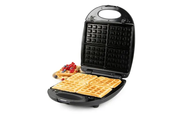 DOMO Croque Gaufre 4 parts Noir Mat /3 DO9295C