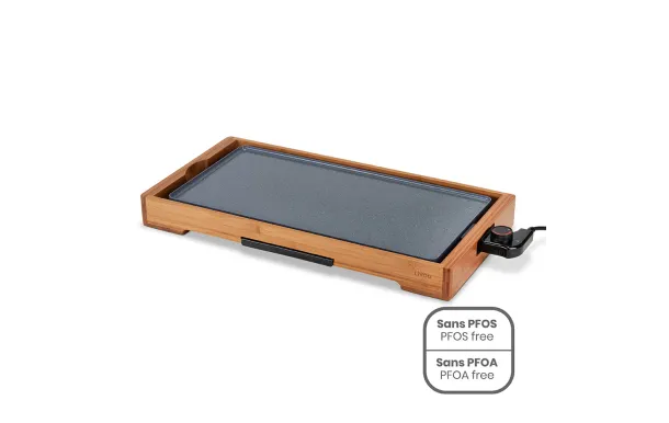 LIVOO Plancha Electrique 2200W 50x24 font.alu ss PFOA PFOS/3 DOC322