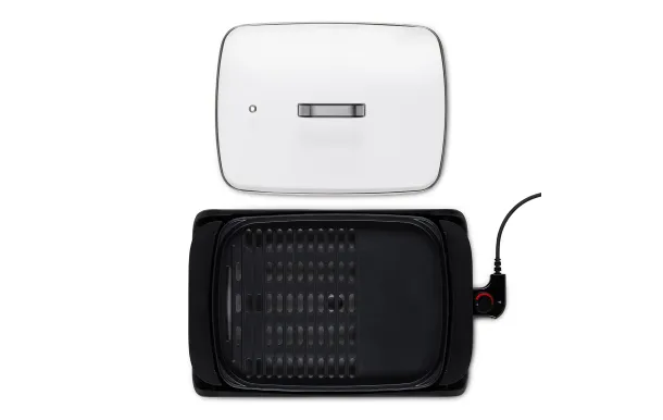 LIVOO Plancha Grill avec Couvercle 40x30 / DOC321