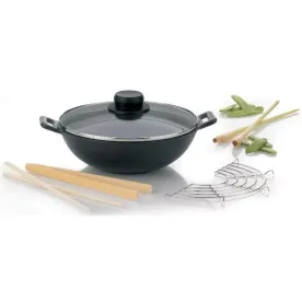 KELA Set mini wok 24 cm 5 pièces