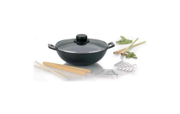 KELA Set mini wok 24 cm 5 pièces