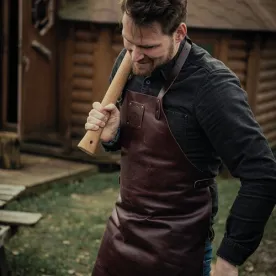 WITLOFT Tablier en cuir pleine fleur 61 x 82 cm Ruby - Buffalo