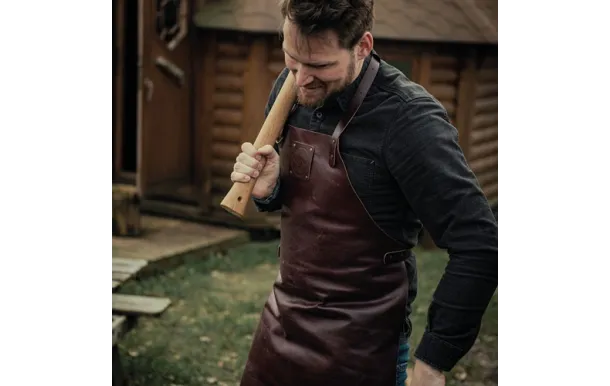 WITLOFT Tablier en cuir pleine fleur 61 x 82 cm Ruby - Buffalo