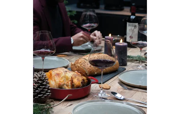 COMBEKK Poêle double anse 24 cm Rouge - Sous-Chef