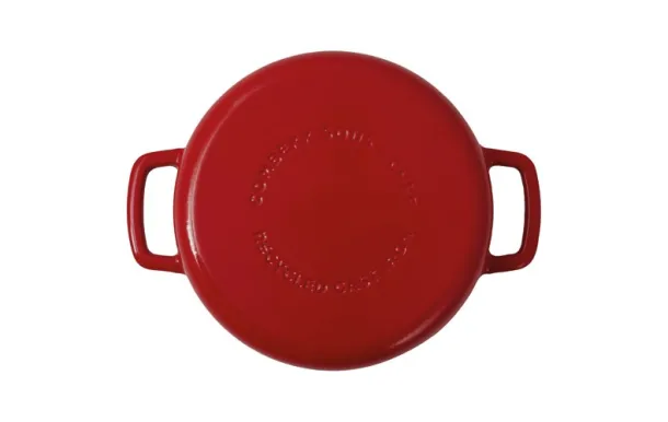 COMBEKK Poêle double anse 24 cm Rouge - Sous-Chef