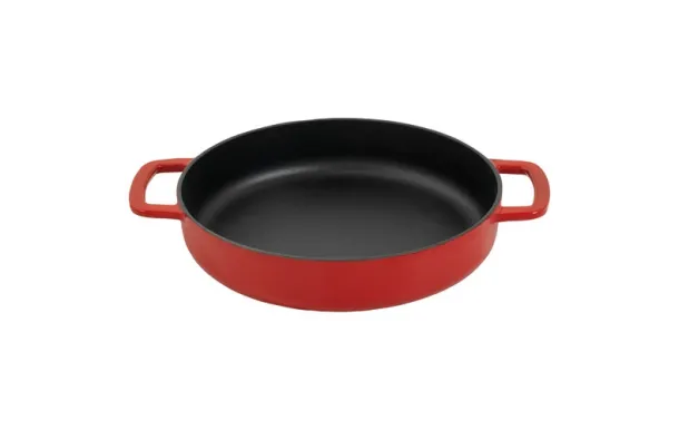 COMBEKK Poêle double anse 24 cm Rouge - Sous-Chef