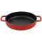 COMBEKK Poêle double anse 24 cm Rouge - Sous-Chef