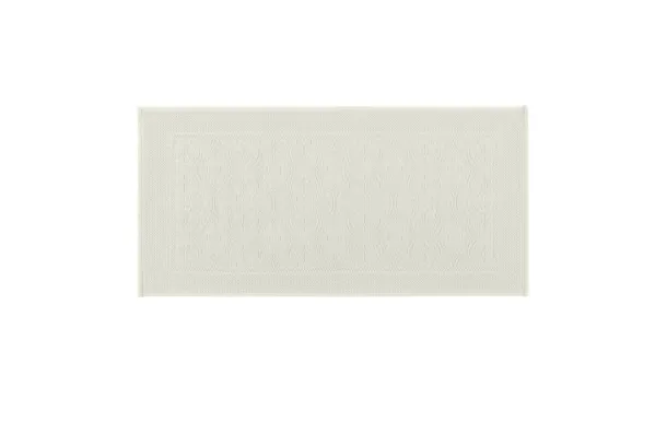 HAOMY - Tapis de bain KYMI Craie 55 x 110 cm